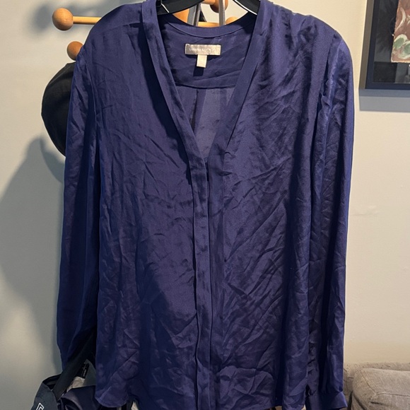 Banana Republic Deep Blue Blouse - Picture 1 of 5